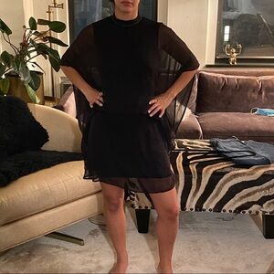 Leon Max limited edition silk black dress